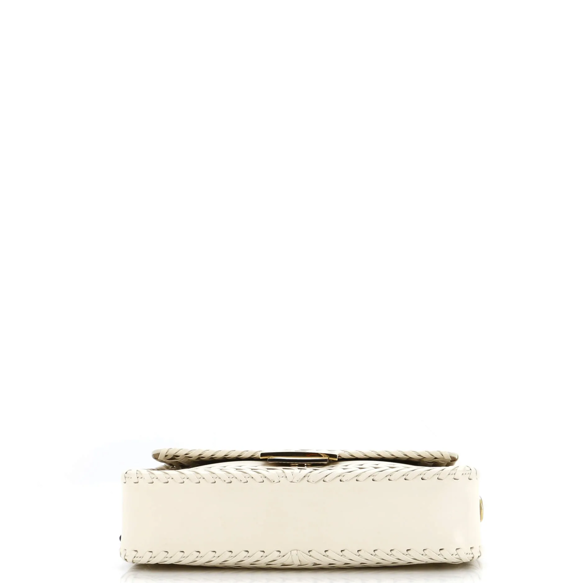 Baguette NM Bag Leather with Woven Detail Medium