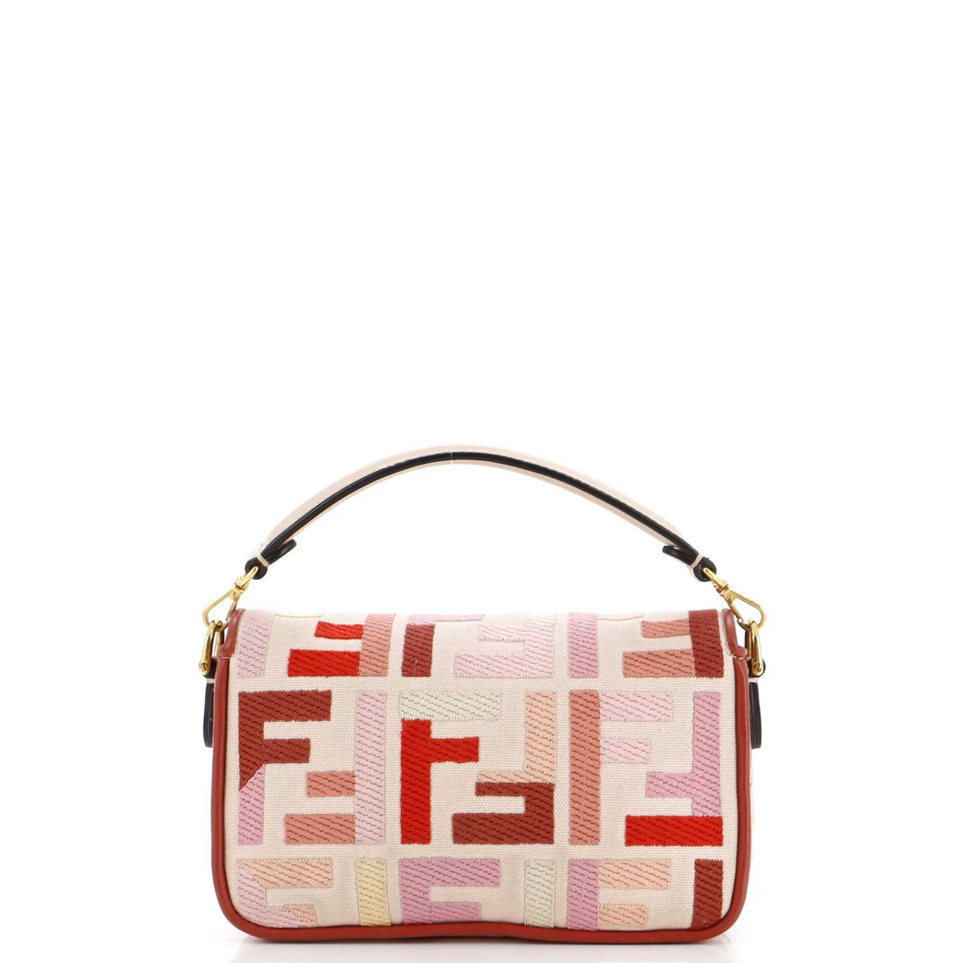 Baguette NM Bag Zucca Embroidered Canvas Mini