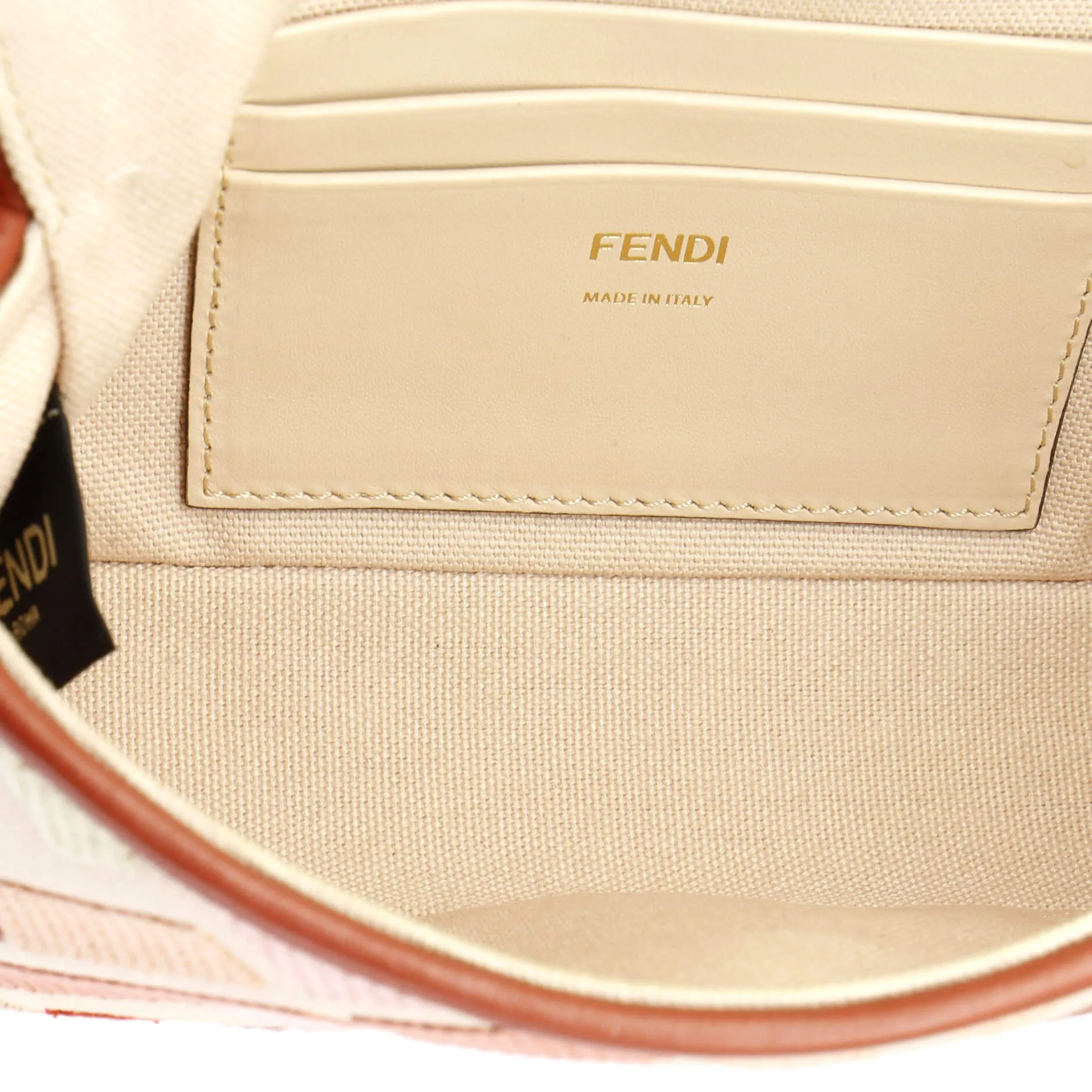 Baguette NM Bag Zucca Embroidered Canvas Mini