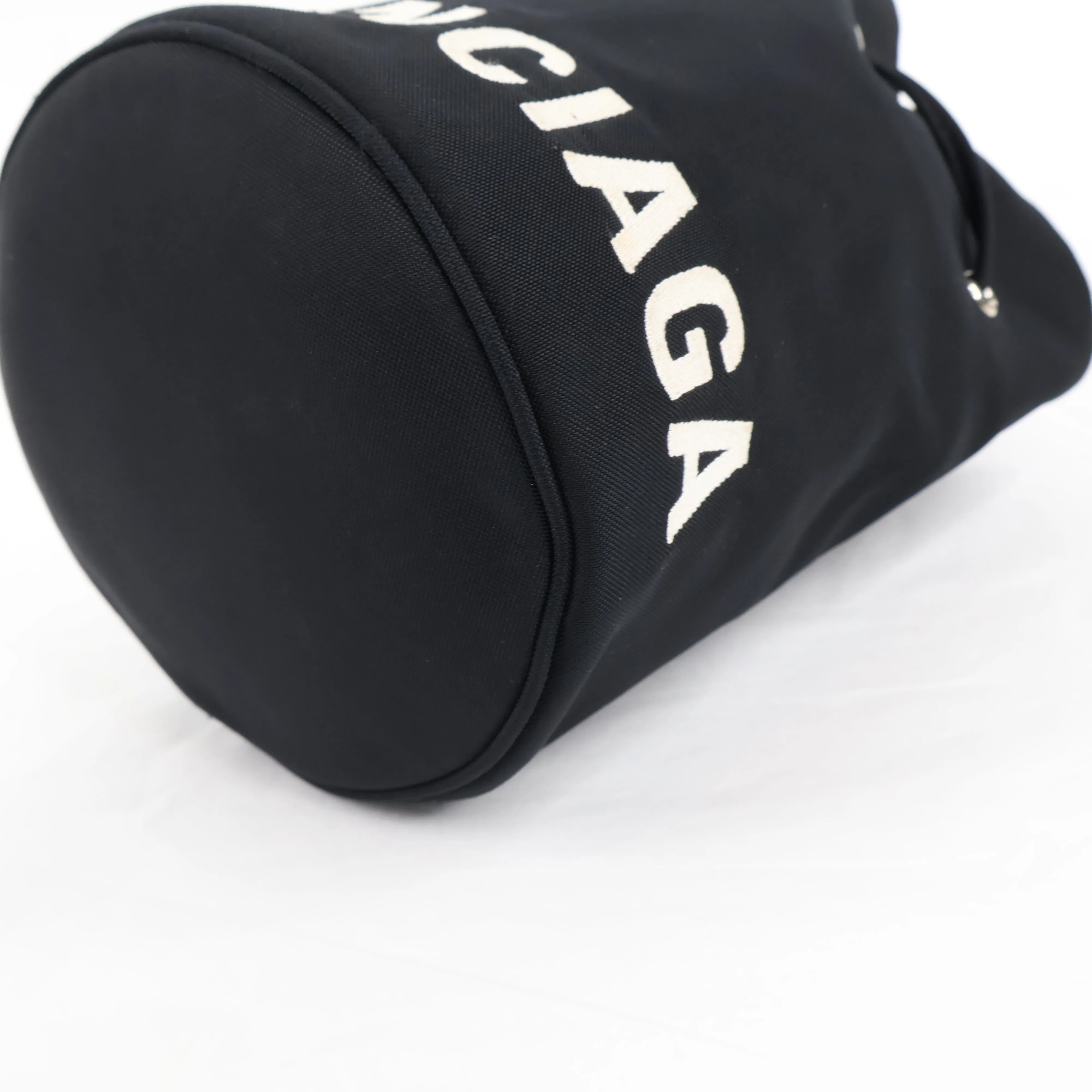 Balenciaga Bucket Bag Canvas Black