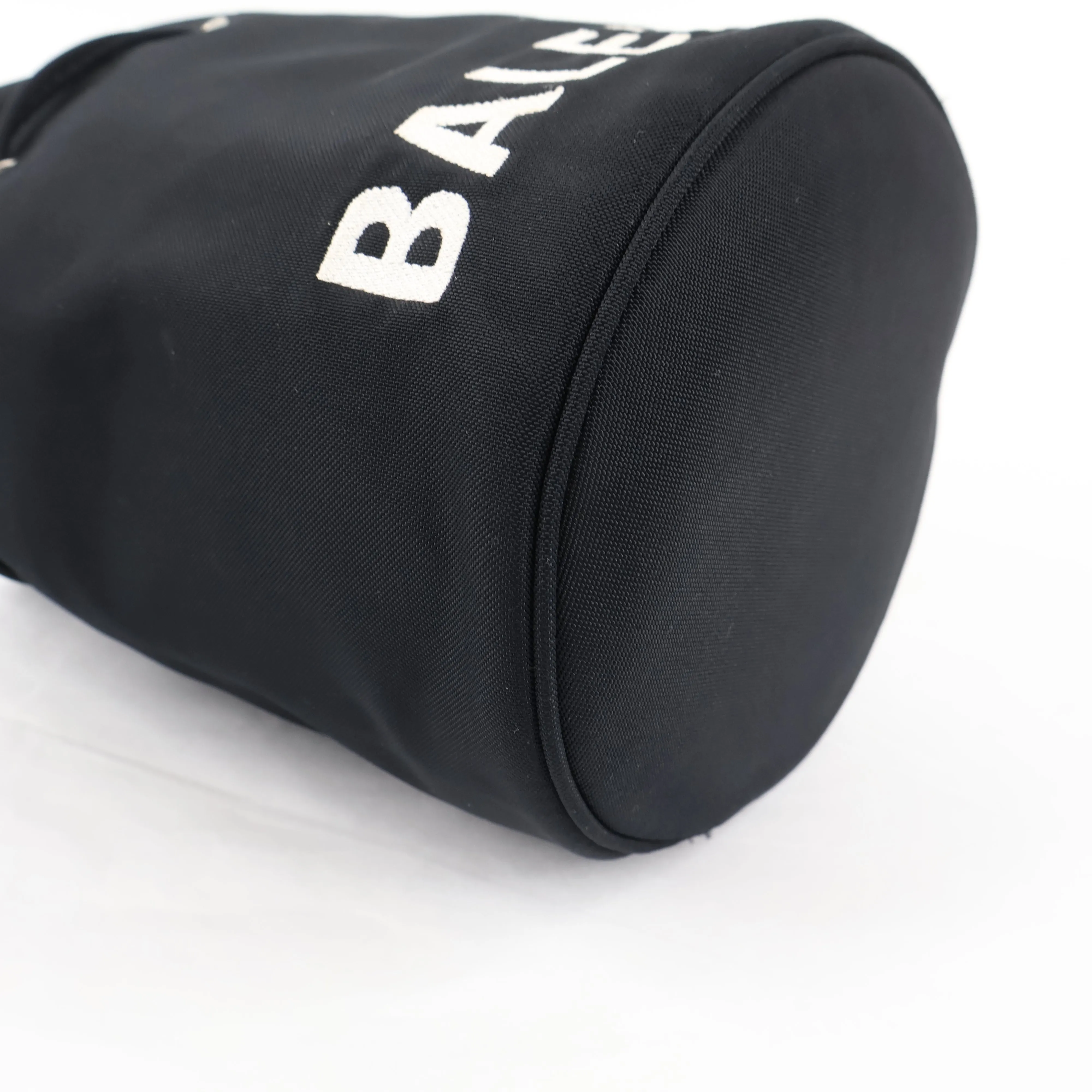 Balenciaga Bucket Bag Canvas Black