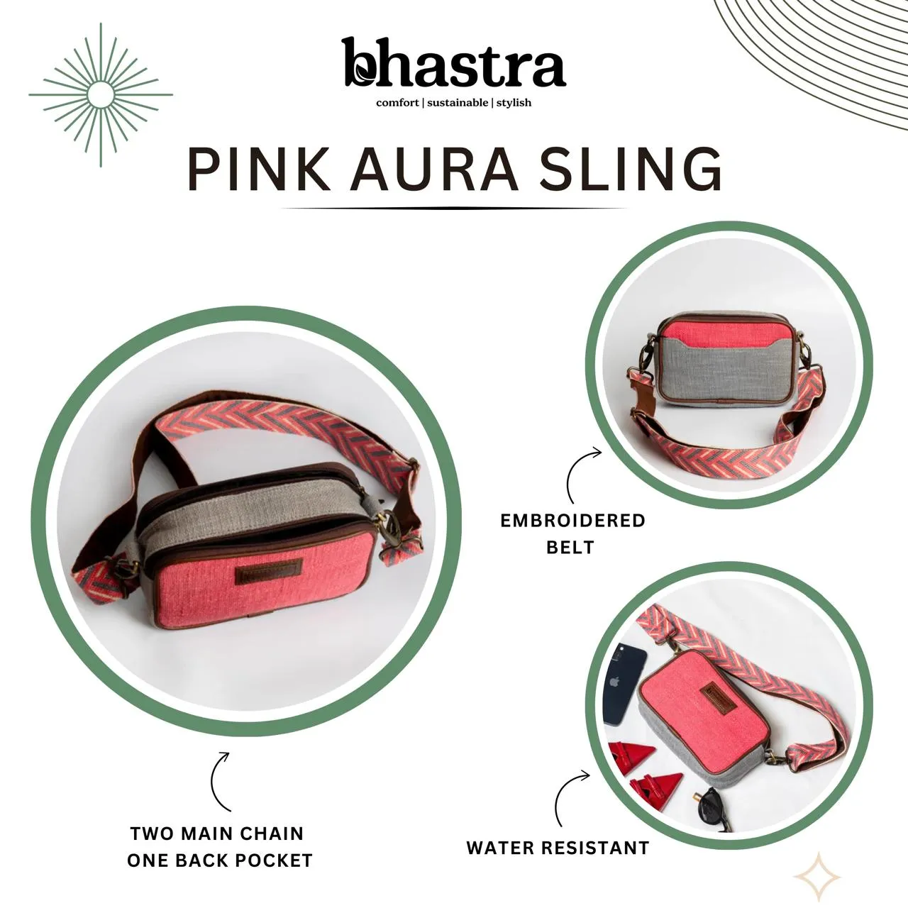 Blush Aura Sling Bag
