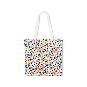 Canvas Tote, Scattered Checks