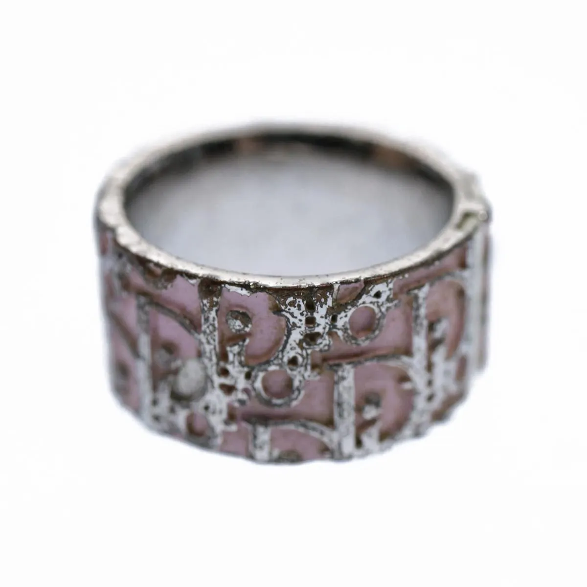 CHRISTIAN DIOR Ring Pink Auth ep2560
