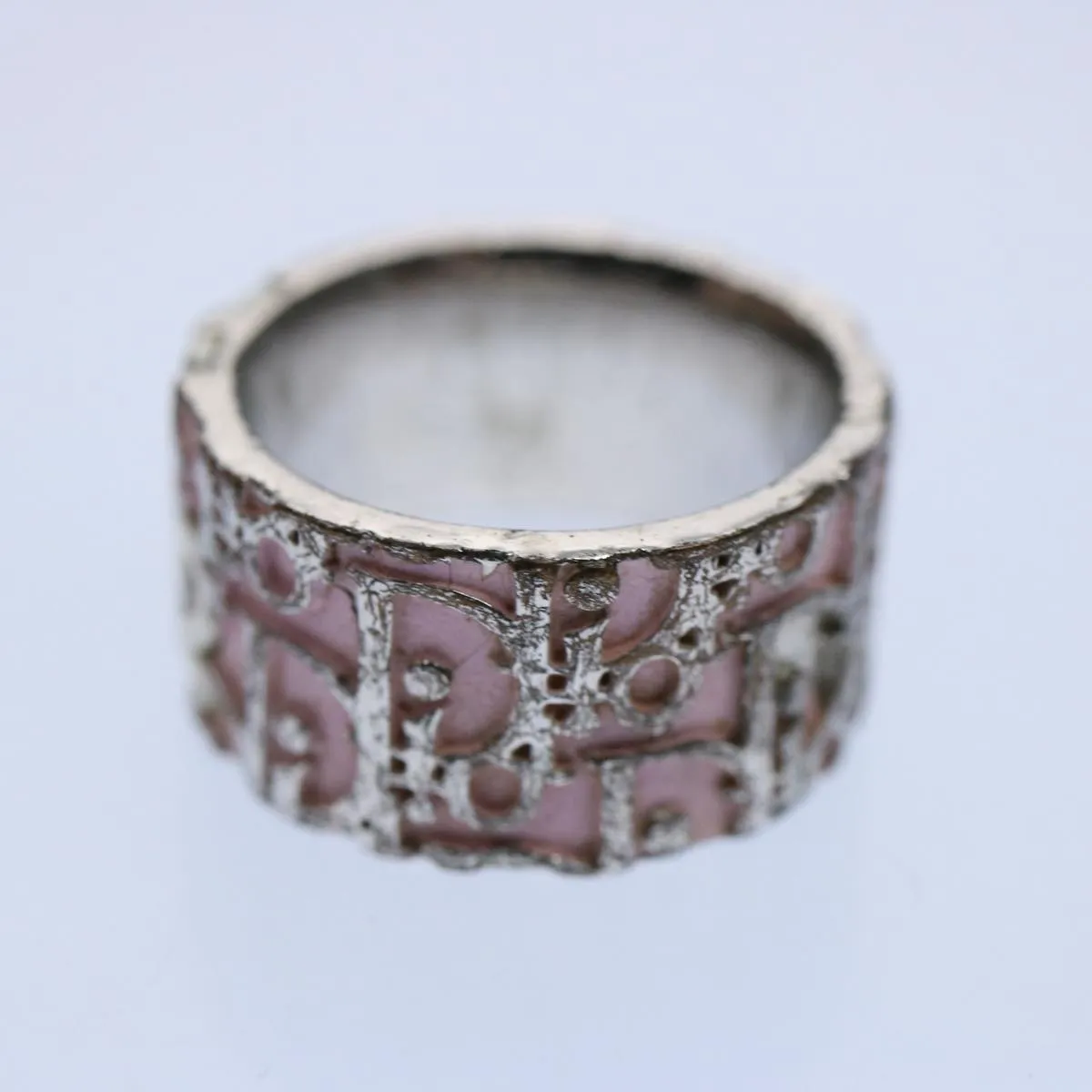 CHRISTIAN DIOR Ring Pink Auth ep2560