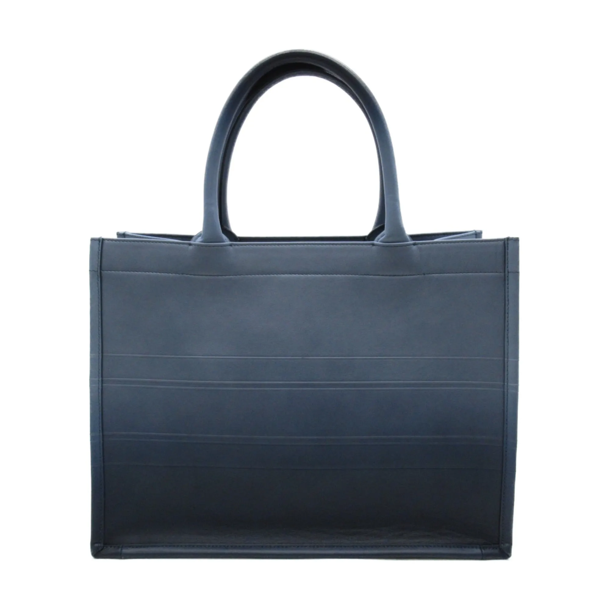Dior Book Tote Medium Tote Bag Blue leather