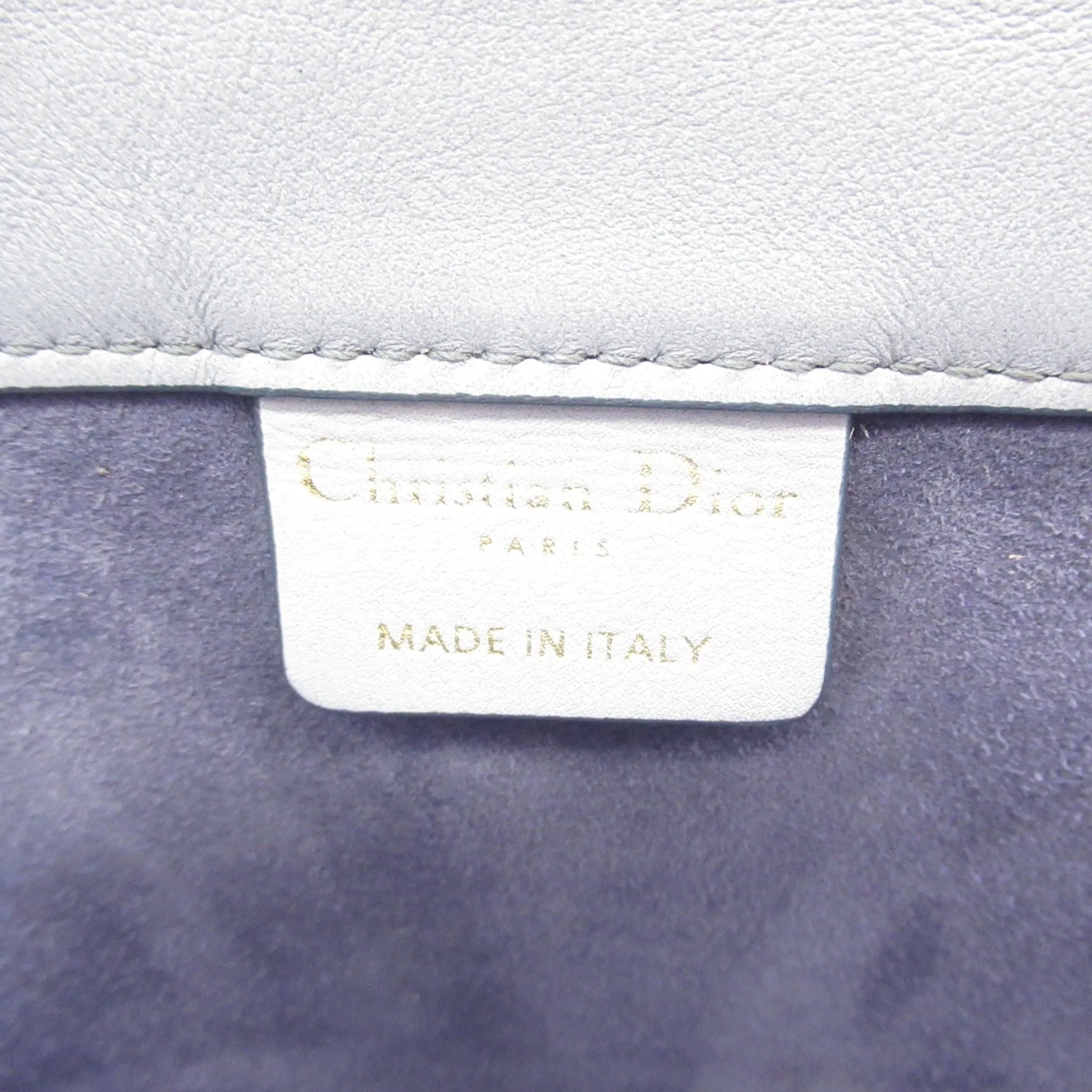 Dior Book Tote Medium Tote Bag Blue leather