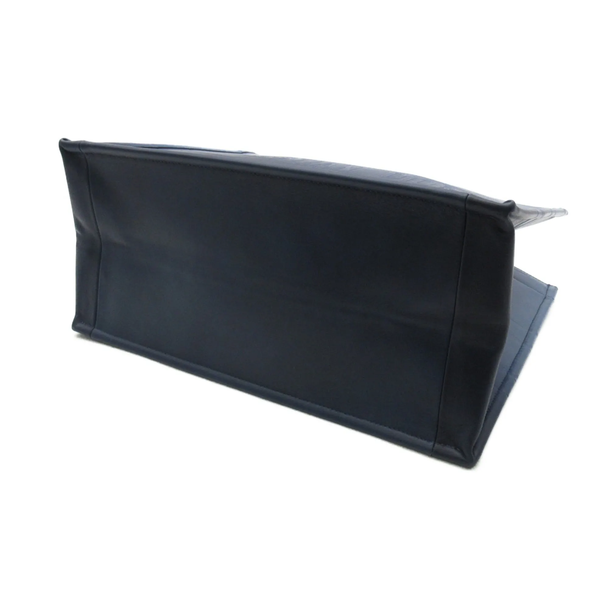 Dior Book Tote Medium Tote Bag Blue leather