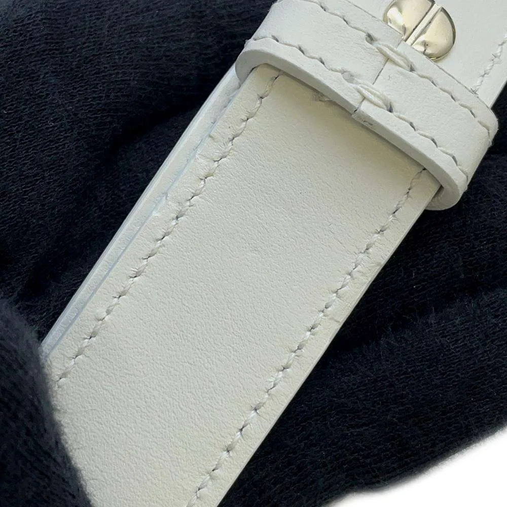 Dior Dior Vibe 2way Handbag White/Turquise Blue M6209OOBR Leather