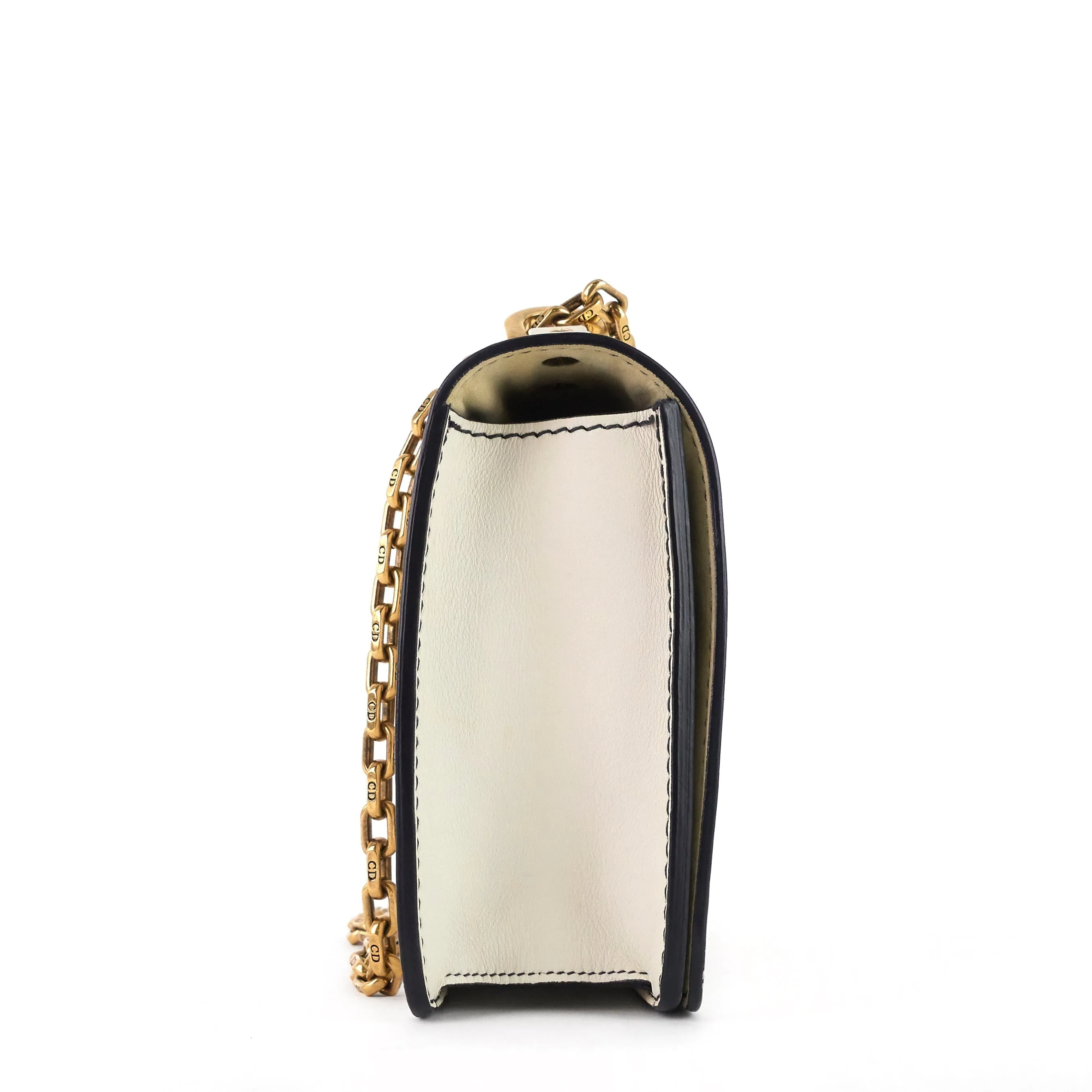 DIOR J'Adior Calf Leather Chain Flap Bag