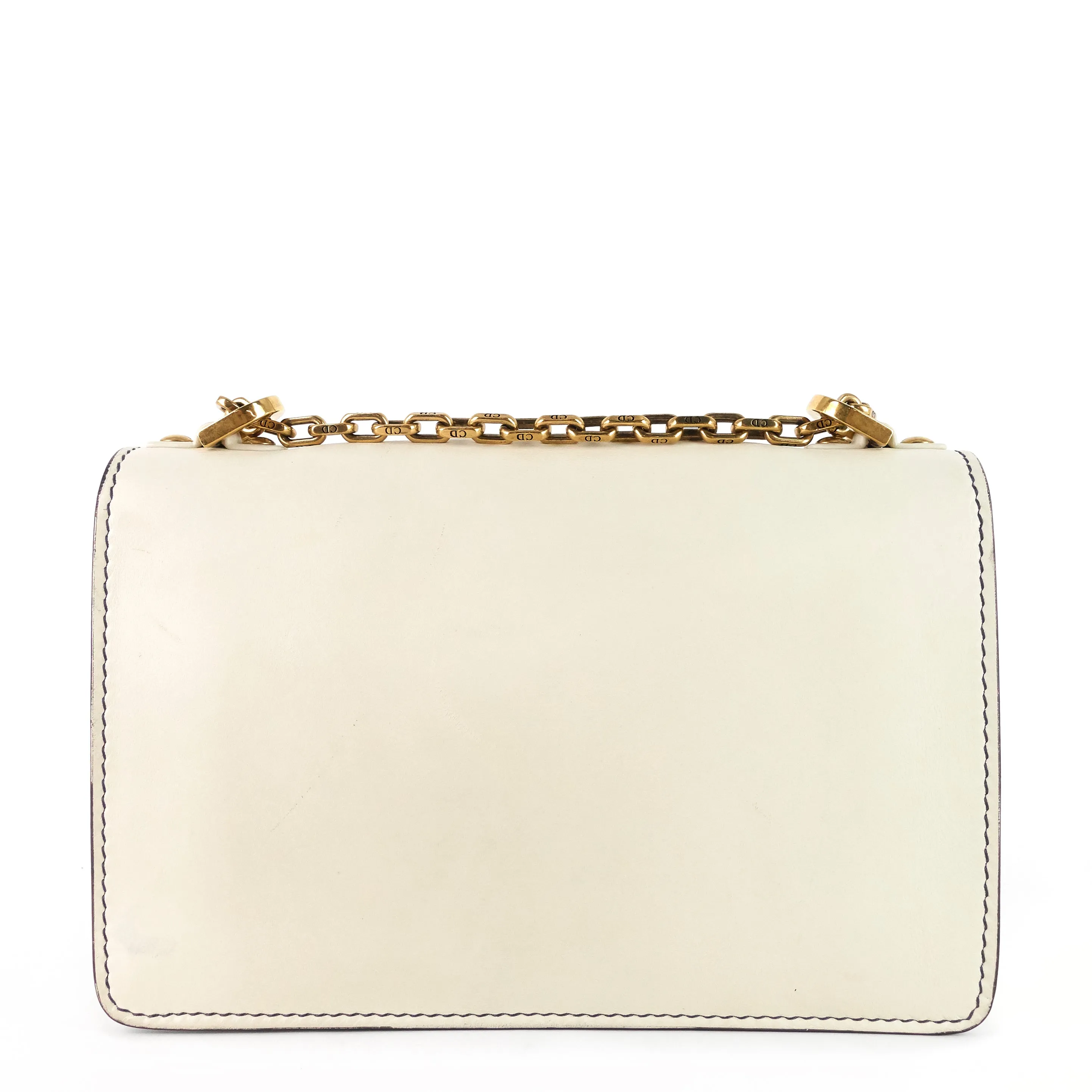 DIOR J'Adior Calf Leather Chain Flap Bag