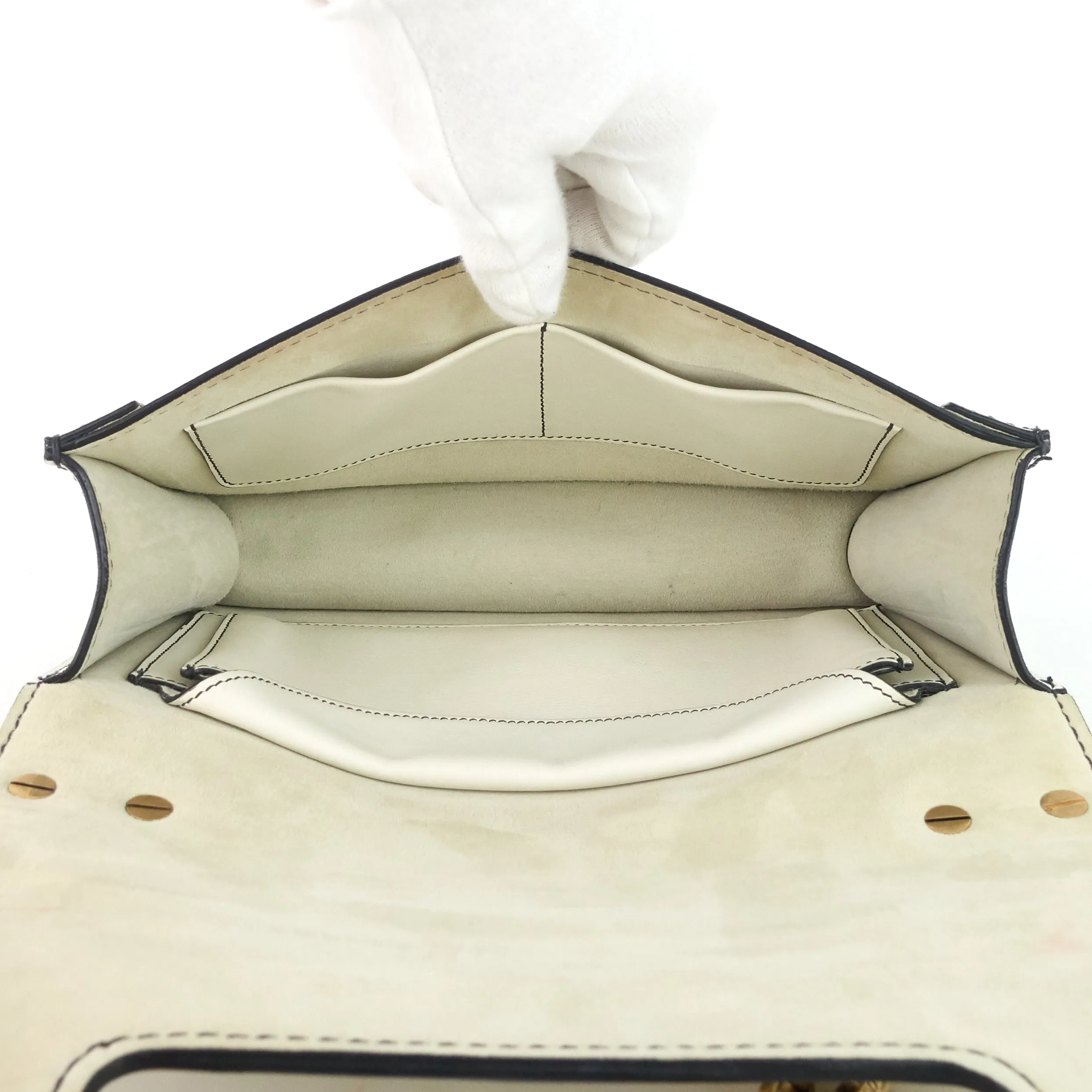DIOR J'Adior Calf Leather Chain Flap Bag