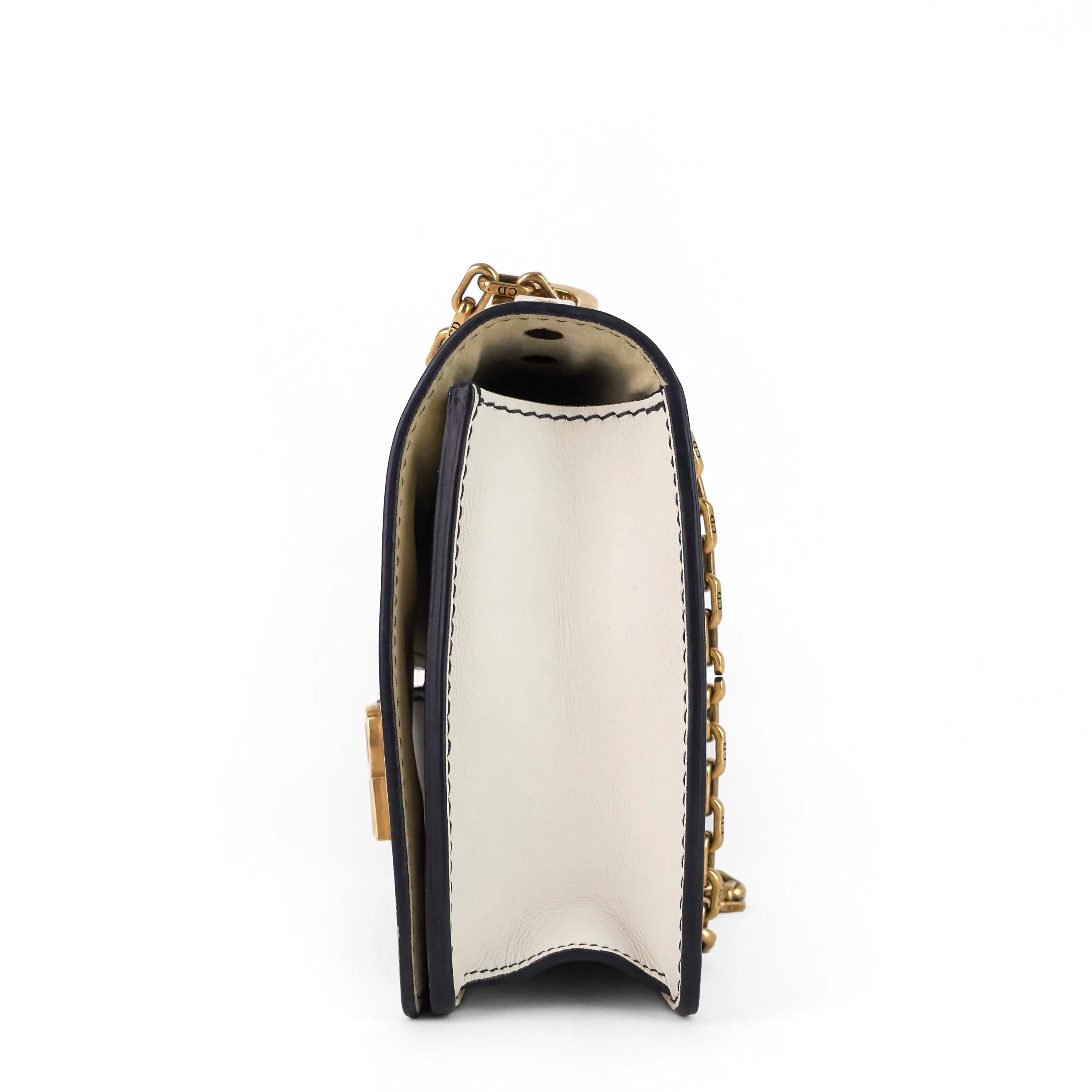 DIOR J'Adior Calf Leather Chain Flap Bag