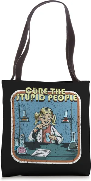 Doctor Funny Cure Vintage Retro Tote Bag