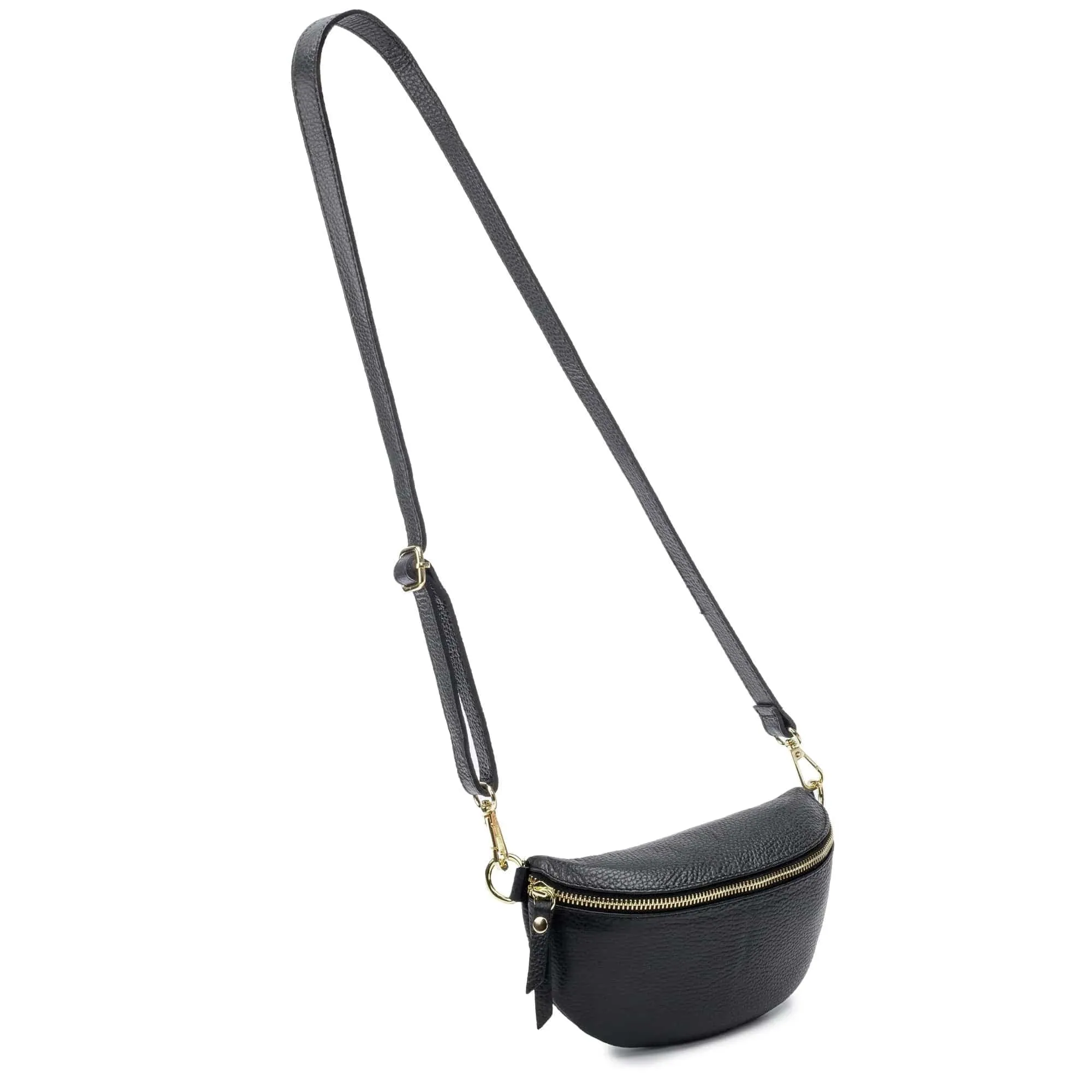 Elie Beaumont Crossbody Sling Bag in Black