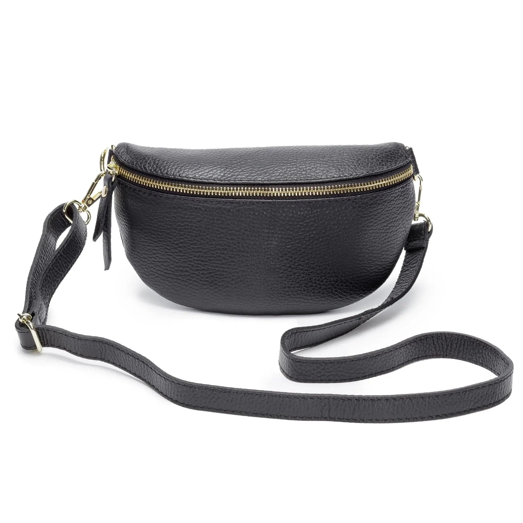 Elie Beaumont Crossbody Sling Bag in Black