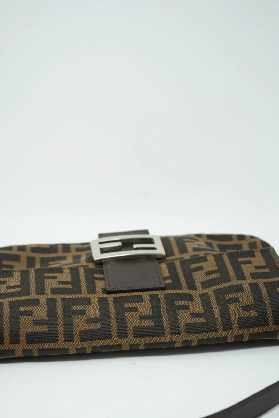 Fendi Vintage Zucca Baguette Shoulder Bag