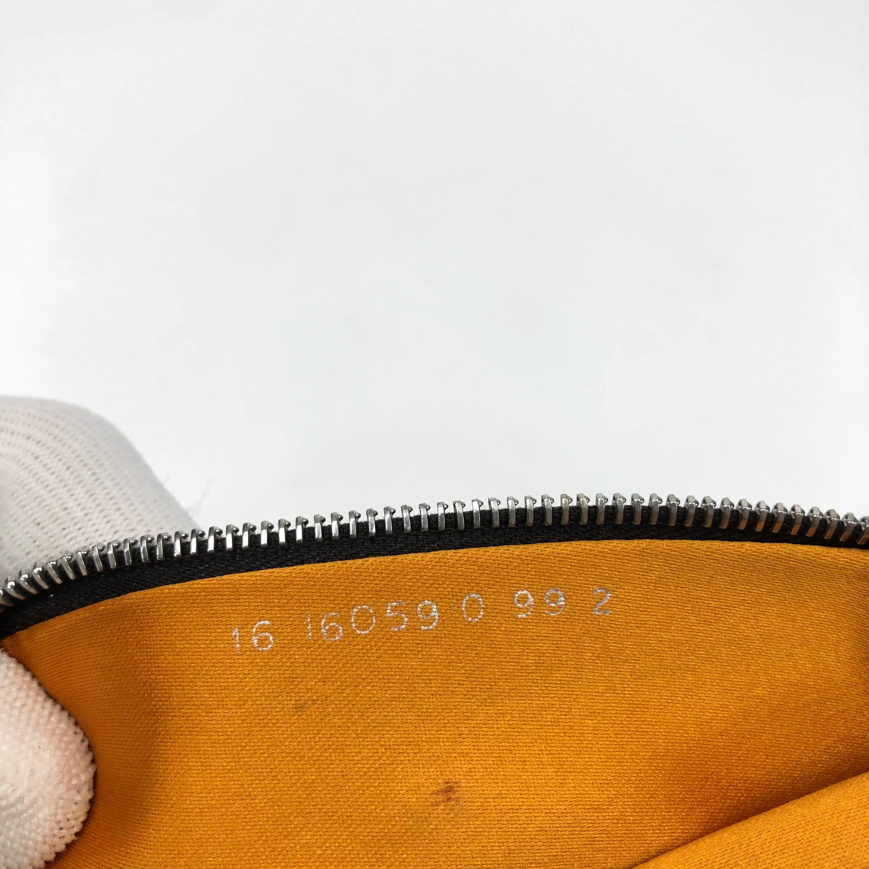 FENDI ZUCCA CASHMERE WOOL BAGUETTE SHOULDER BAG