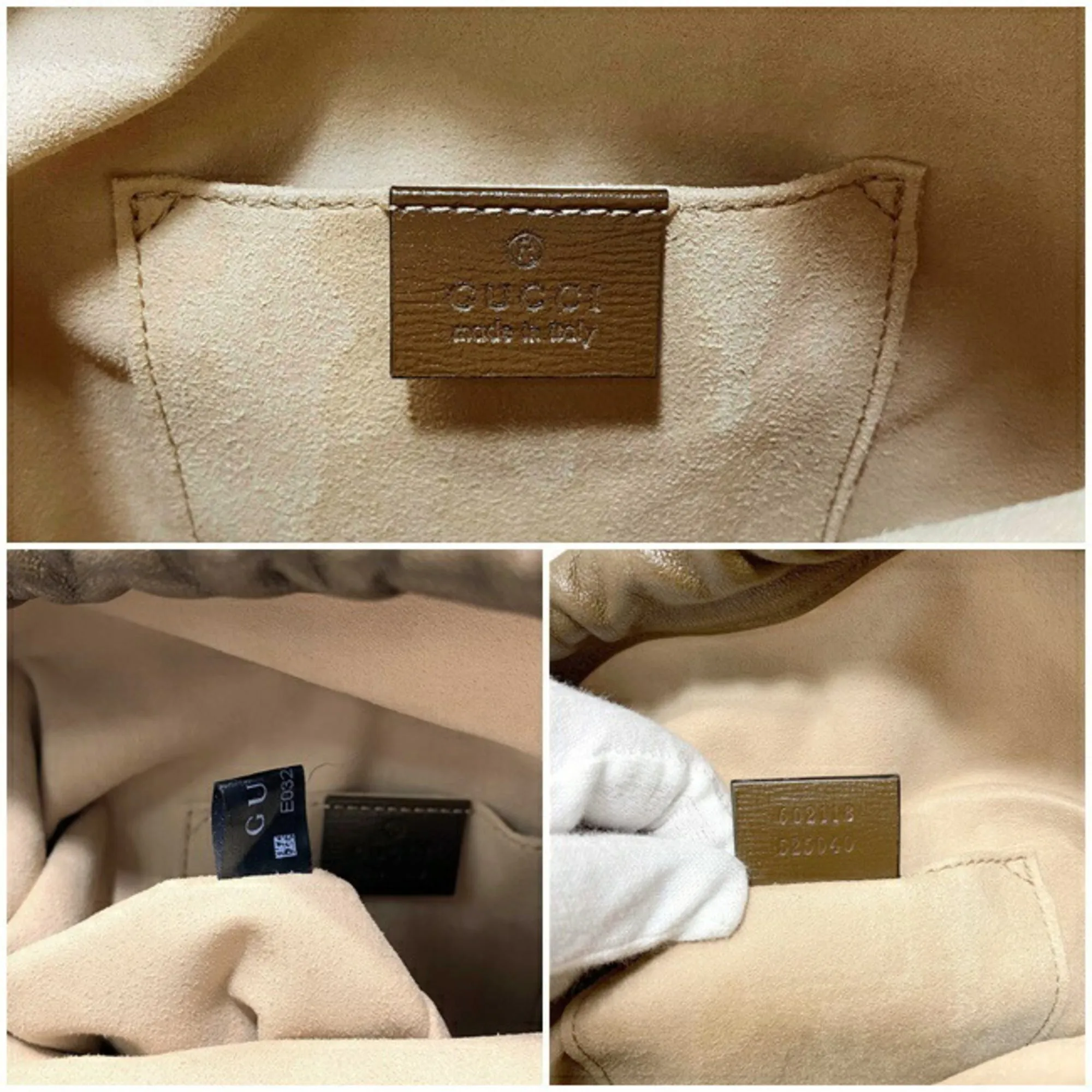 Gucci Bucket Bag Brown Beige Gold Horsebit 602118 1dbug 2363 Canvas Leather Gucci GG Shoulder Women's
