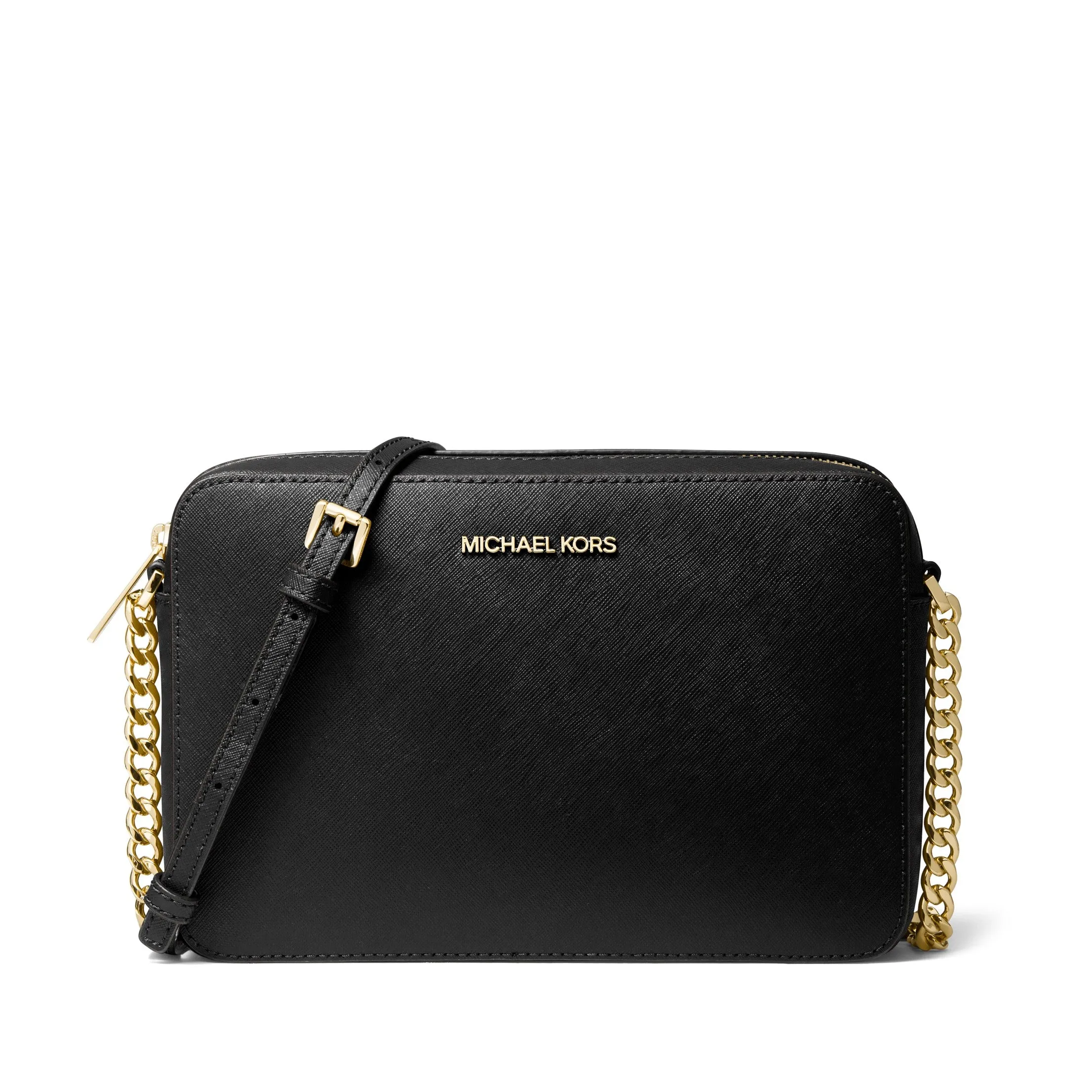 Jet Set Large Leather Crossbody Bag