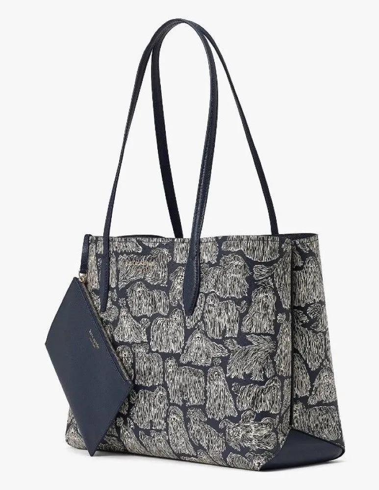 Kate Spade All Day Show Dogs Large Tote Handbag