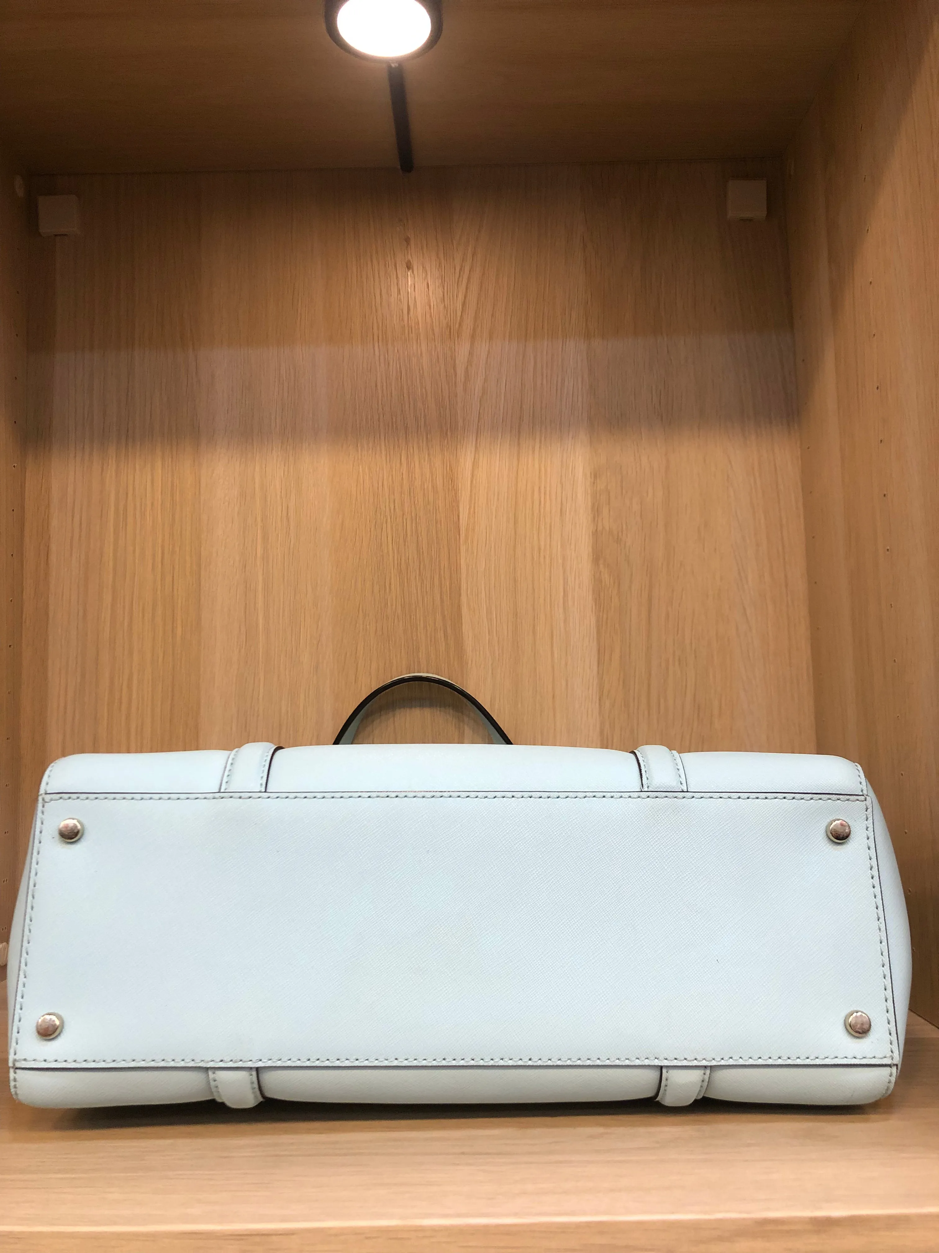 Kate Spade Light Blue Leather Tote