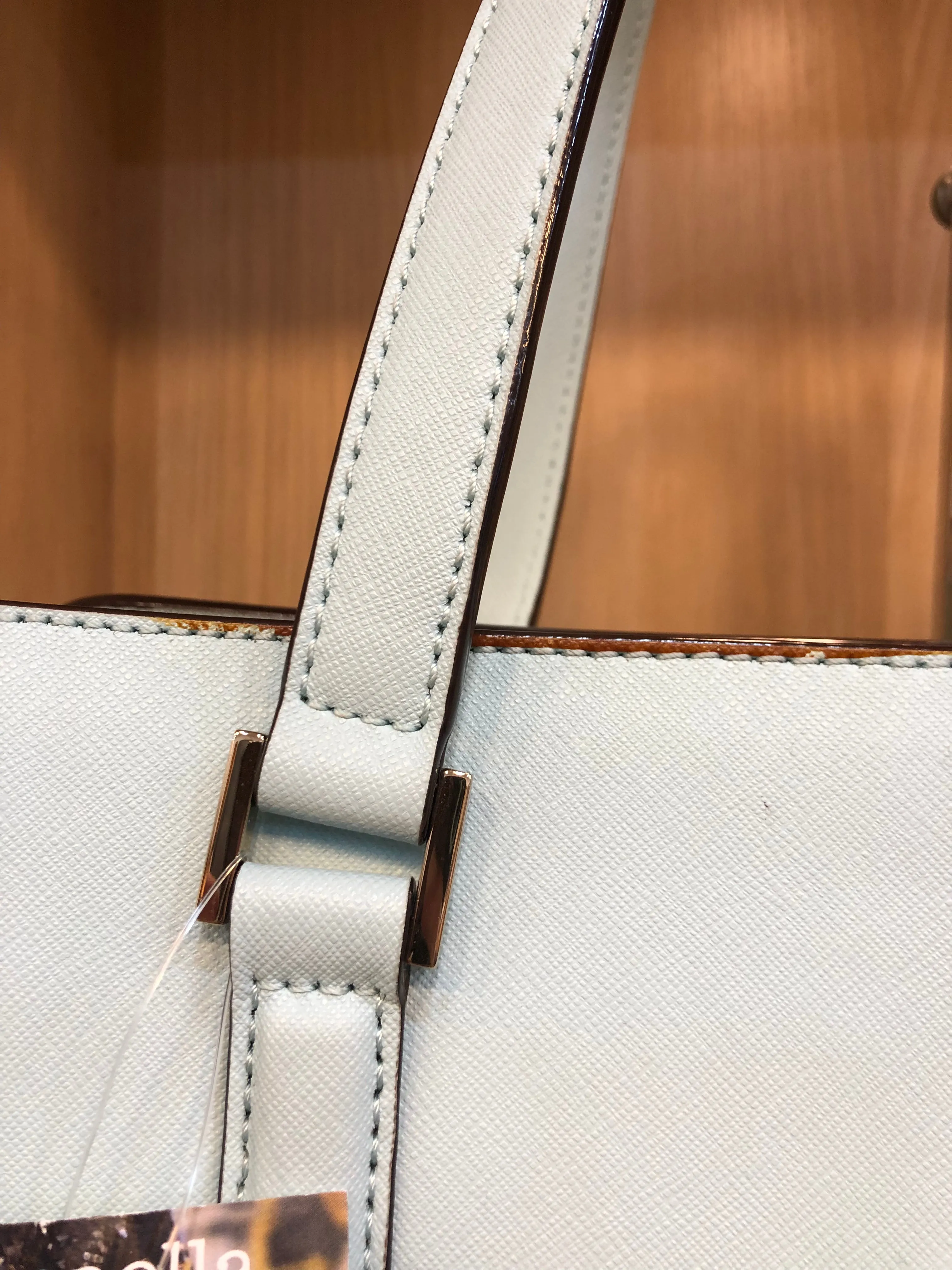 Kate Spade Light Blue Leather Tote