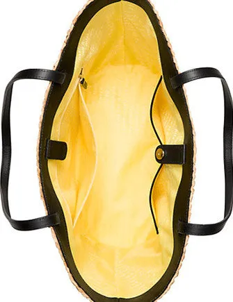 Kate Spade New York Down The Rabbit Hole Straw Daisy Tote