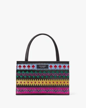 Kate Spade Sam Icon Carnival Fairisle Mini Tote Handbag
