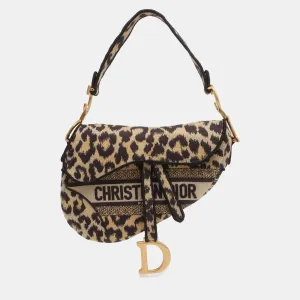 Leopard Print Saddle Bag