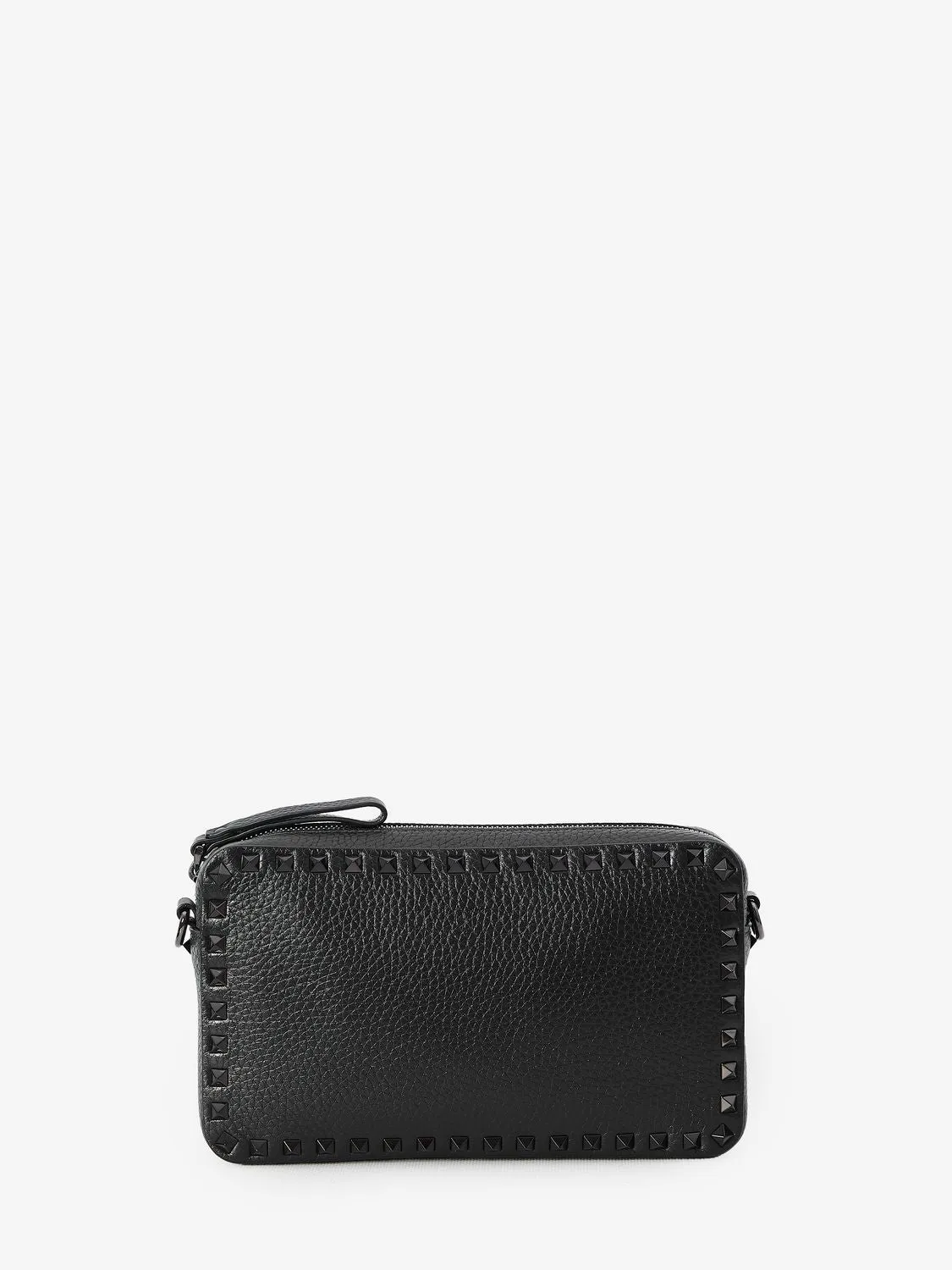 Men's Rockstud Crossbody Bag in Black | 5Y2B0704CWB