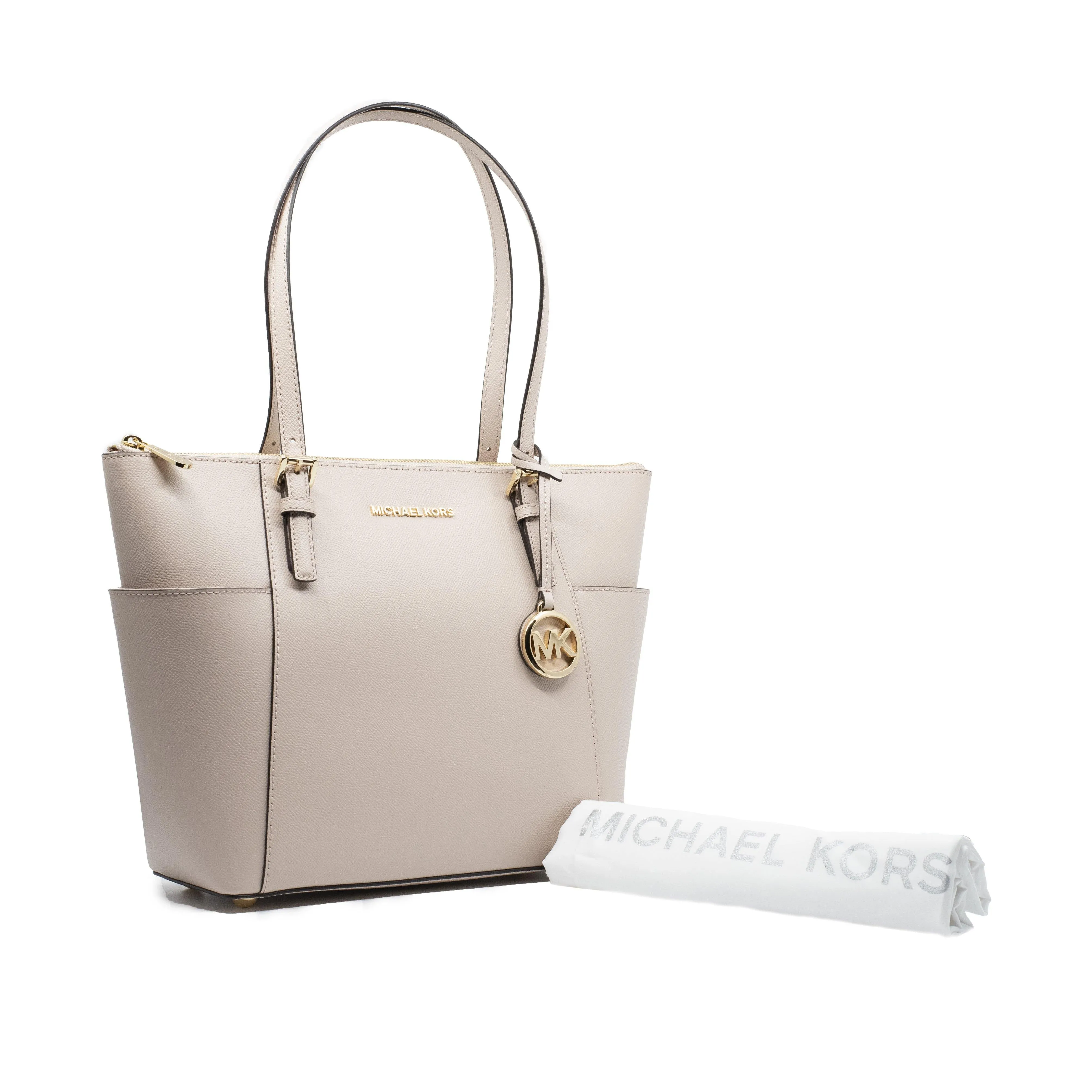 MK Voyager Cross-grained Saffiano Leather Tote Bag M