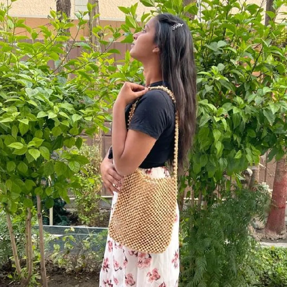 Modern Peanut Basket Bag Perfect For Women & Girls