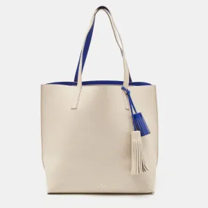 Off-white Leather Foster Court Tasha Tote