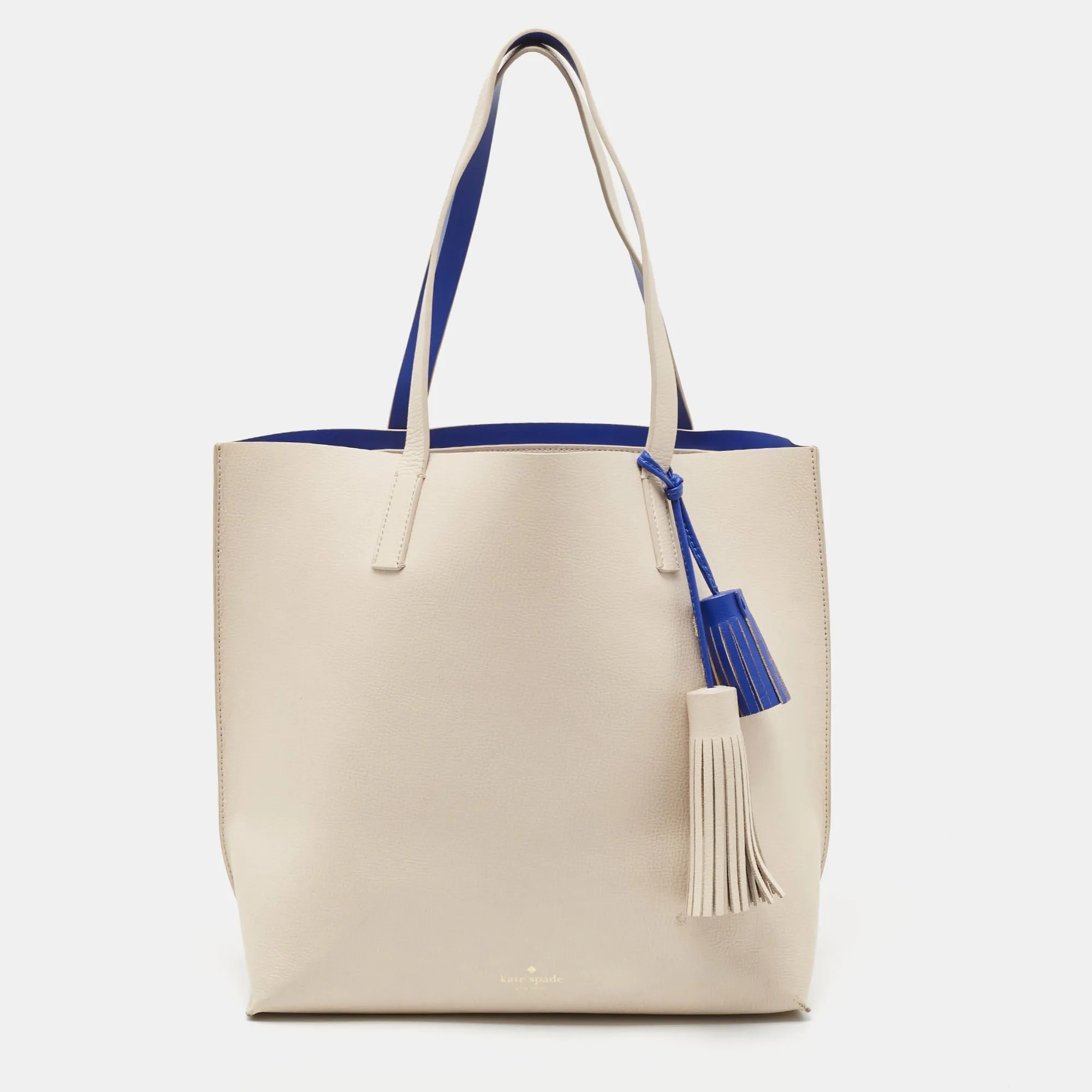 Off-white Leather Foster Court Tasha Tote
