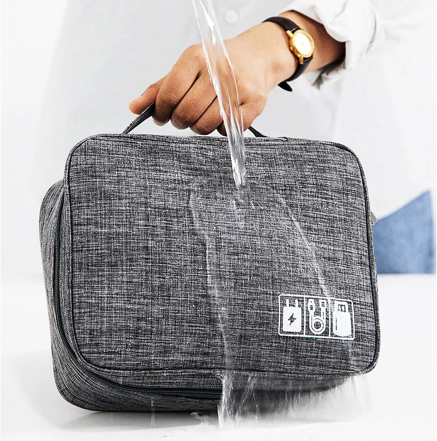 Organizer Bag Big Cable Electronic Devices Travel Pouch USB Charger Accessories Mouse Phone USB Cable SD Power Bank Earphone