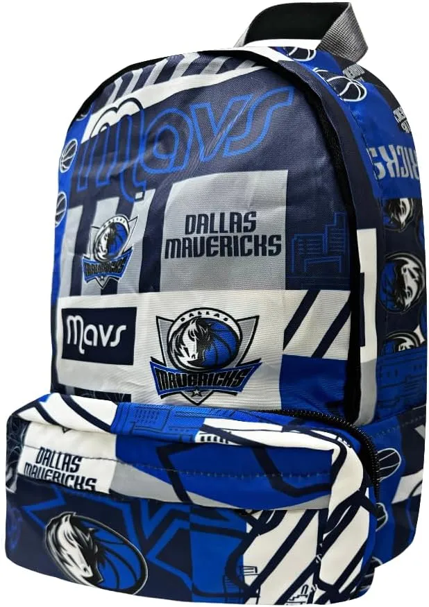 Pro Specialties Group Dallas Mavericks Transformable 2-in-1 Mini Backpack: Convertible, Stylish, water-resistant travel belt bag. Dallas Mavericks merch & gifts