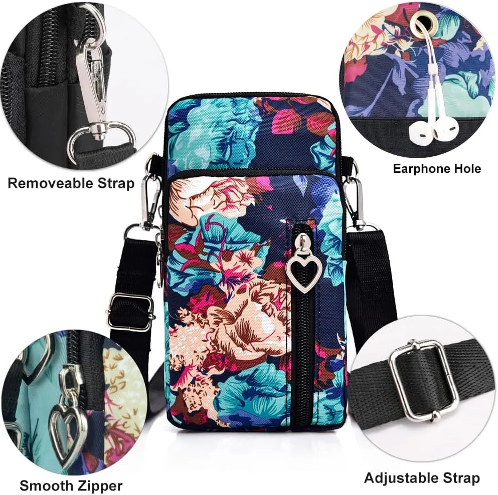 Small Crossbody Bags for Women, Universal Pouch Wallet Cell Phone Purse Lightweight Pockets Handbags Mini Shoulder Bag