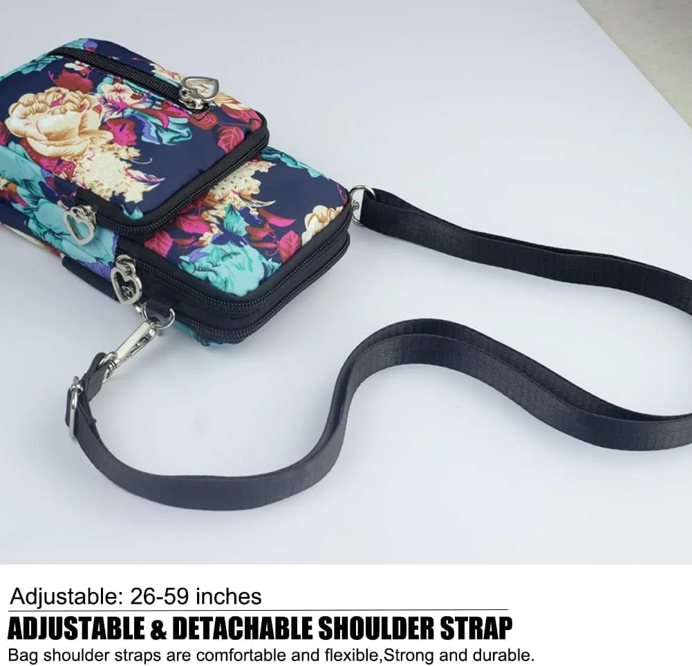 Small Crossbody Bags for Women, Universal Pouch Wallet Cell Phone Purse Lightweight Pockets Handbags Mini Shoulder Bag