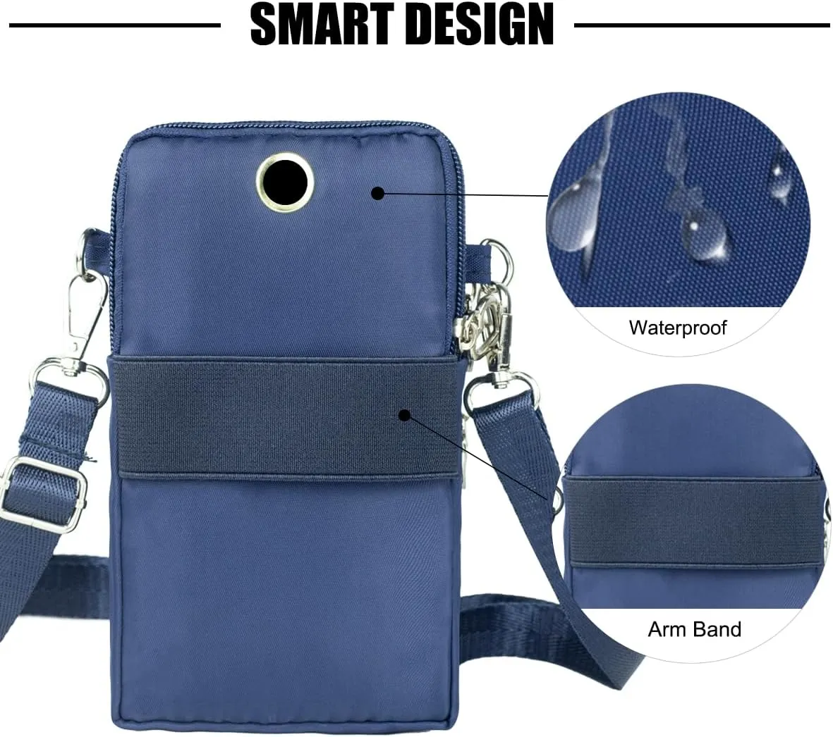 Small Crossbody Bags for Women, Universal Pouch Wallet Cell Phone Purse Lightweight Pockets Handbags Mini Shoulder Bag