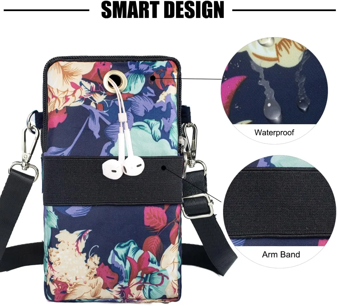 Small Crossbody Bags for Women, Universal Pouch Wallet Cell Phone Purse Lightweight Pockets Handbags Mini Shoulder Bag