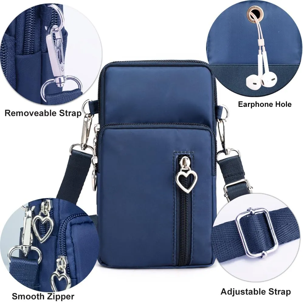Small Crossbody Bags for Women, Universal Pouch Wallet Cell Phone Purse Lightweight Pockets Handbags Mini Shoulder Bag