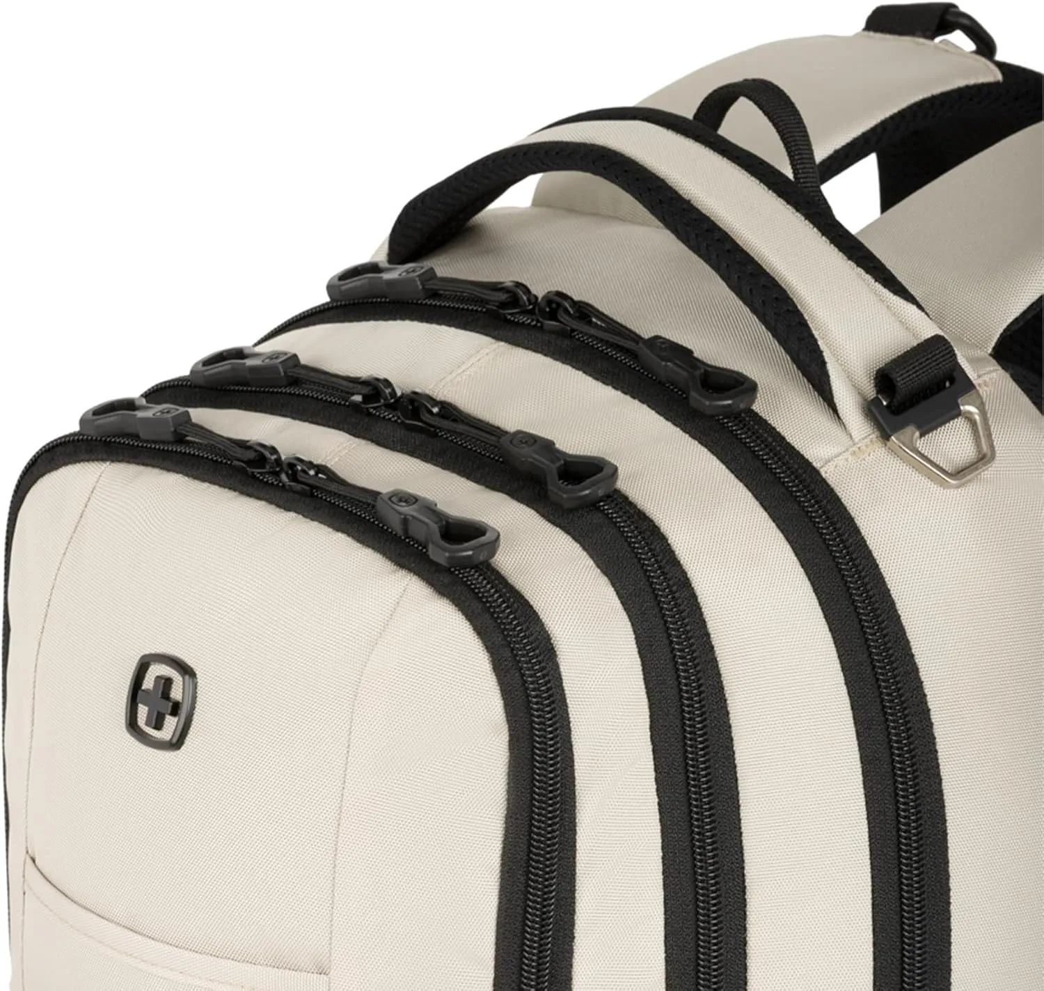 SwissGear Cecil 5505 Laptop Backpack, Cream/Black, 18-Inch