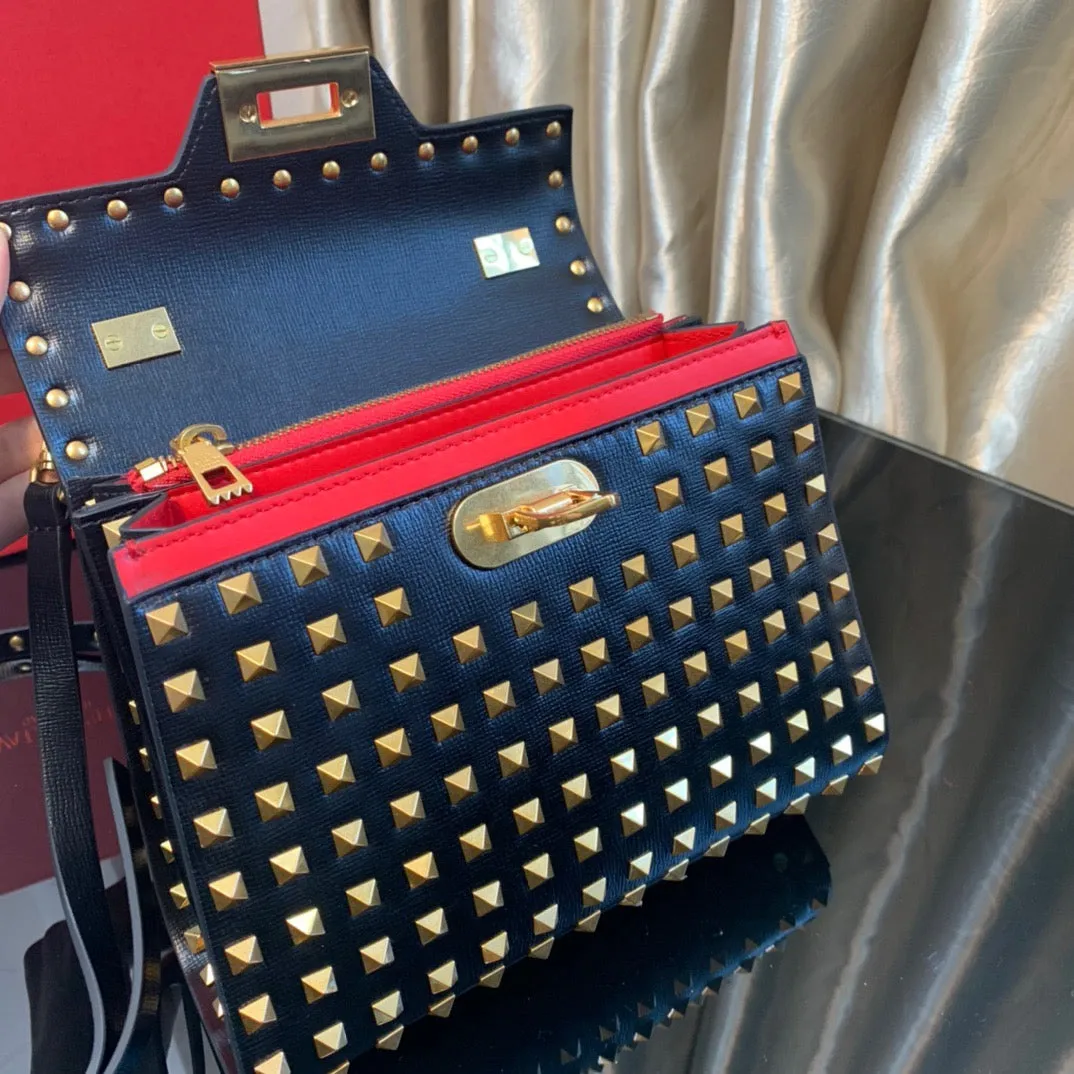 VLTN067 Garavani Rockstud Alcove / HIGHEST QUALITY VERSION / 8.7x6.7x3.5inch